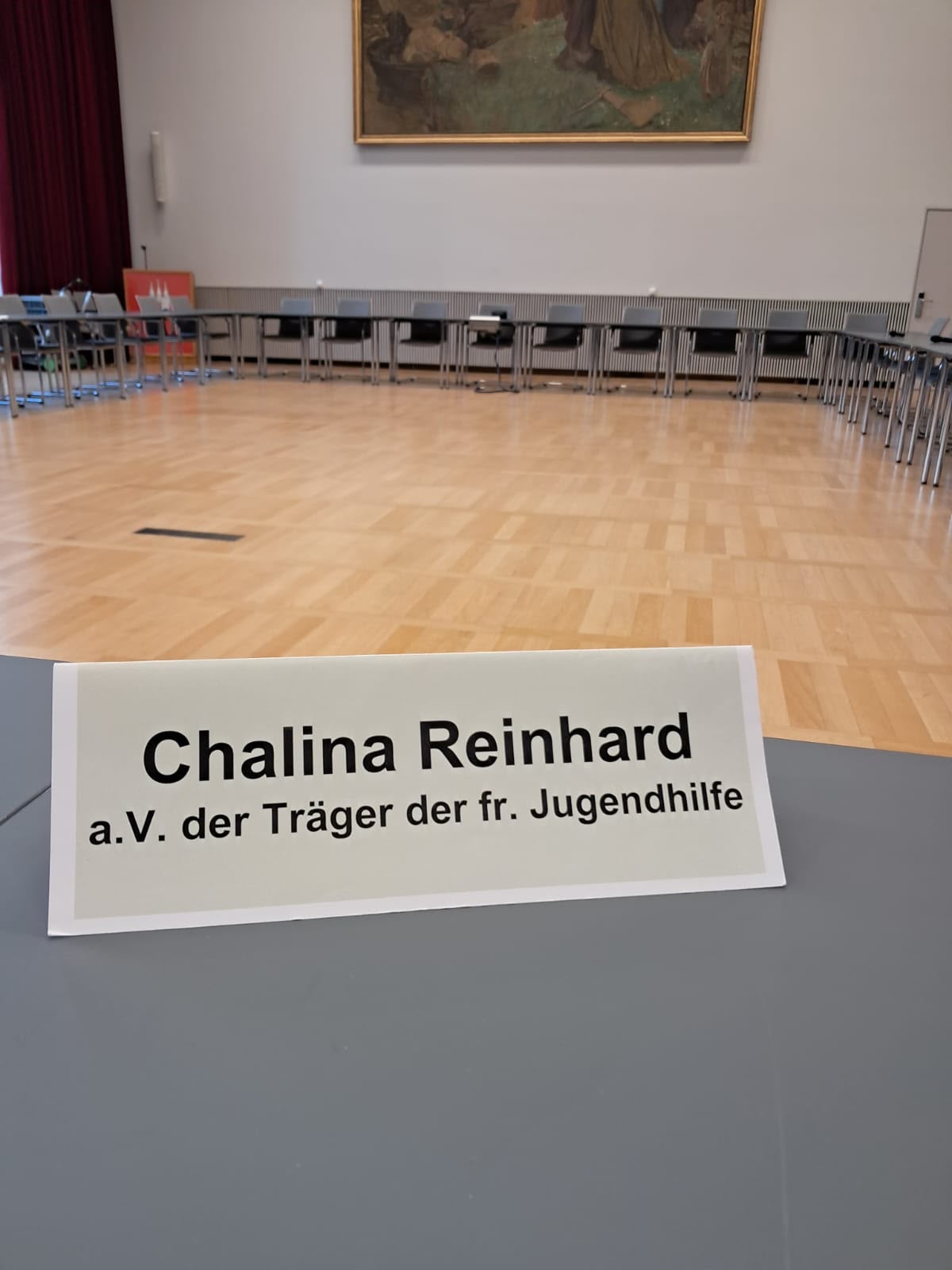 Chalina Reinhard im Jugendhilfeausschuss